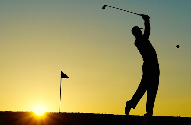 golfer silhouette