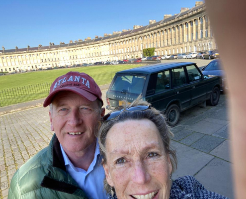 Andrew & Katharine in Bath