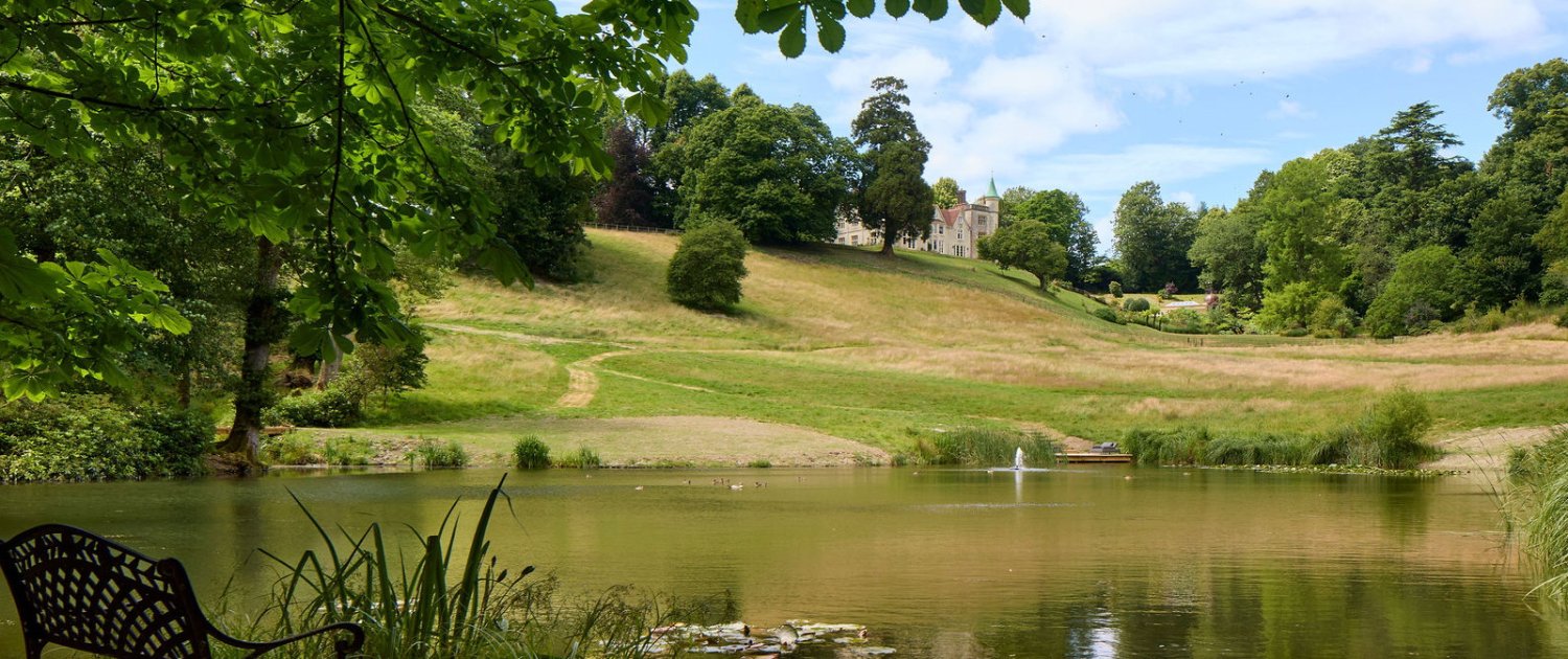 View of Hampshire Place from the pond View of Hampshire Place from the pond